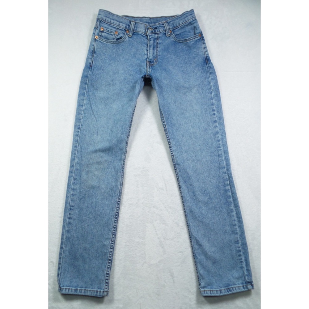 Levis 511 Jeans Mens Size 29 x 30 Blue Denim Slim Fit Straight Low Rise Stretch